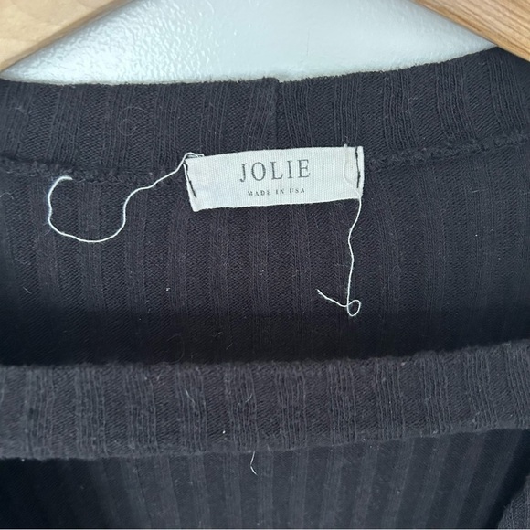 Jolie drape front ribbed knit sweater 1X - Picture 3 of 6